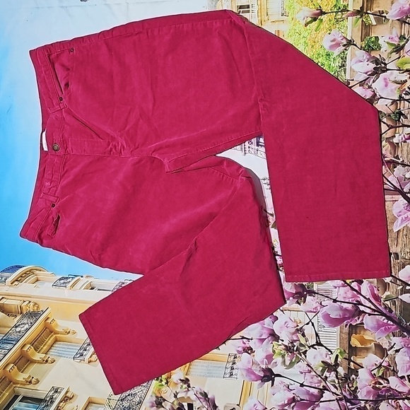 Coldwater‎ Creek Pink Corduroy Pants Size 16 - Picture 1 of 5